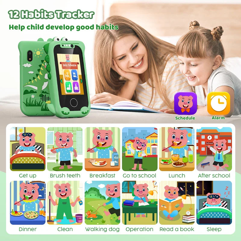 Kids Playphone™ - Van muziek tot selfies - Speelgoedtelefoon 