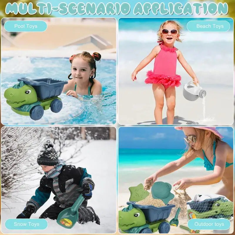 Beach Dino Set™ – Bouw je Kasteel – Dinotruck Strand 