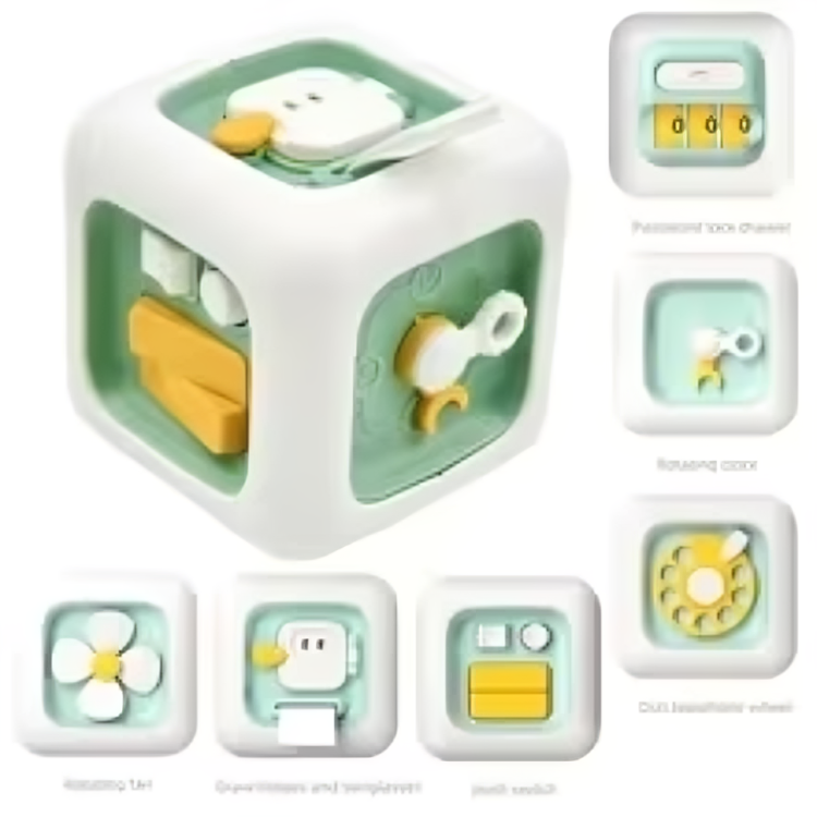 Cube Senses Toy™ - Leerzaam &amp; Leuk - Kubus Zintuigen Speelgoed 