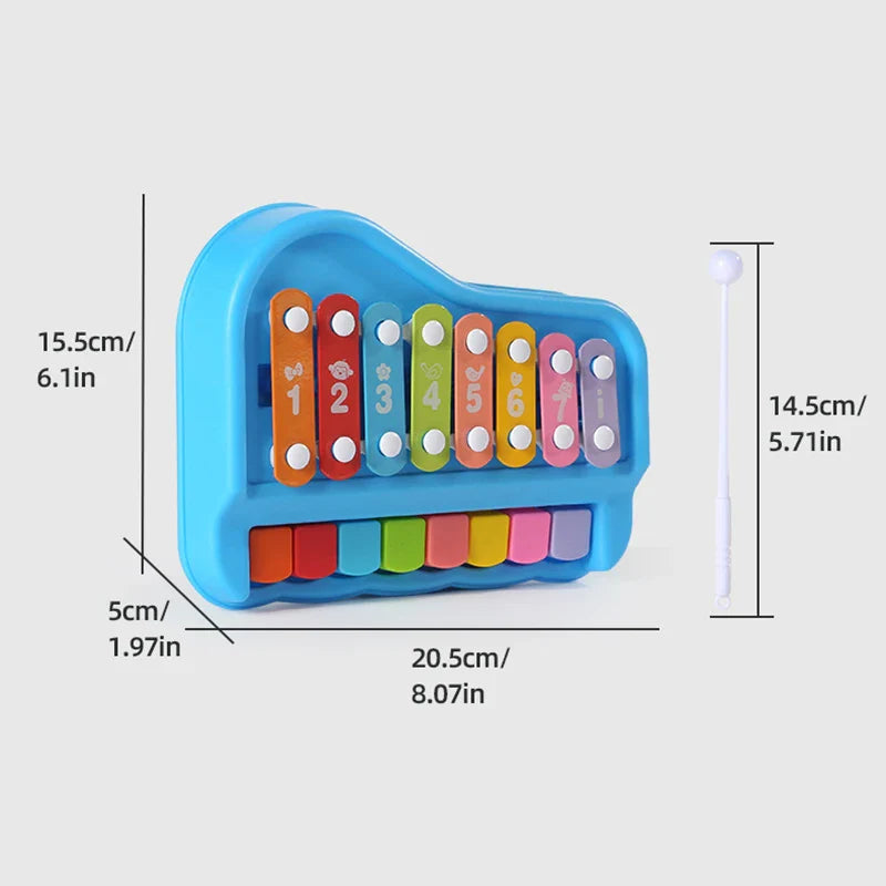 Tiny Tunes Set™ – Klankrijke Pret – Xylofoon &amp; Piano voor kinderen 