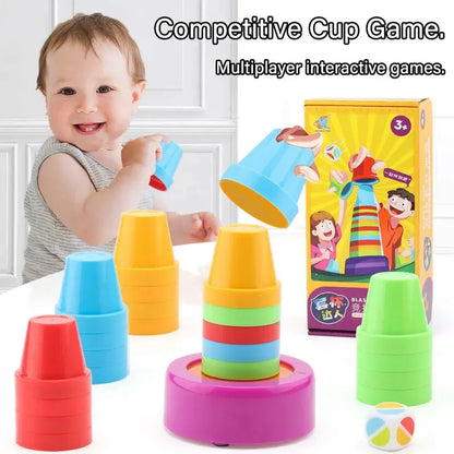 Color Cups™ - Slim Stapelen - Stapelbekerset 