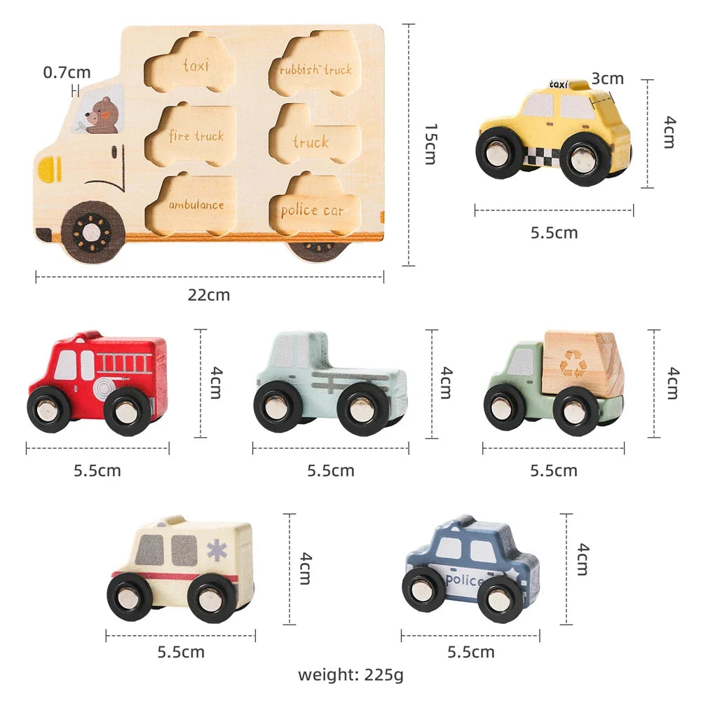 Woods™ – Puzzel Avontuur – Houten Auto Puzzel 