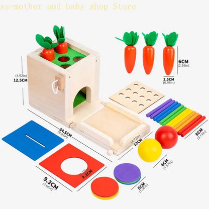 Smart Carrots – Kleuren &amp; Vormen – Houten Sorteer Speelgoed 
