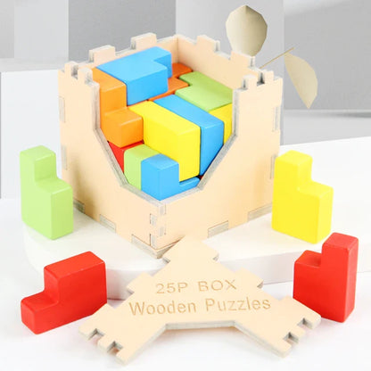 Woods™ - Trein je brein - 3D Tetris Puzzel 