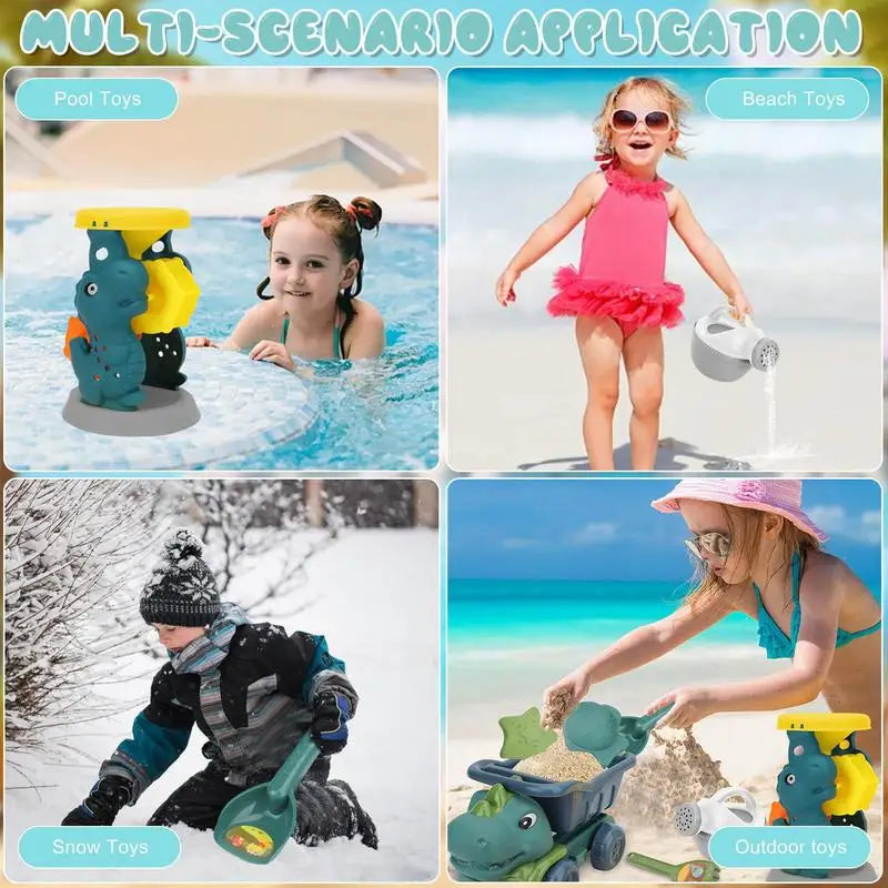 Beach Dino Set™ – Bouw je Kasteel – Dinotruck Strand 