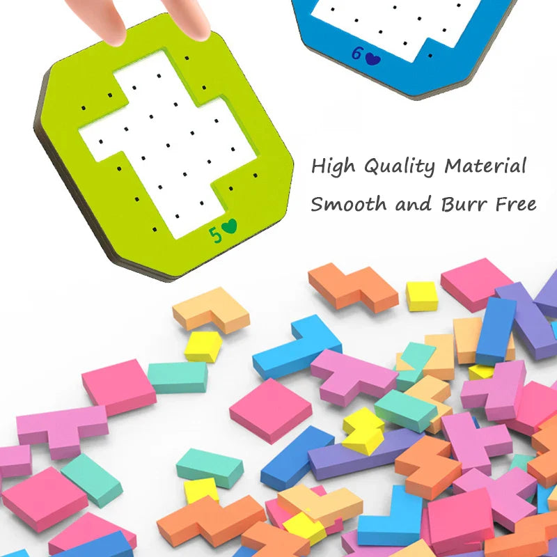 Logic Blocks™ – Kleur &amp; Creativiteit – Geometrische Puzzel 