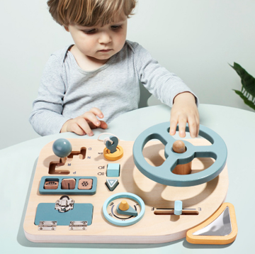 Woods™ - Stuur Avontuur - Montessori-stuurwiel 