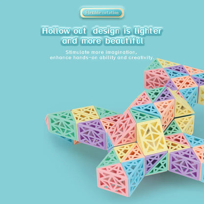 Snake Cube Set™ - Bouw, Draai &amp; Ontdek - Bouwblokkenset 