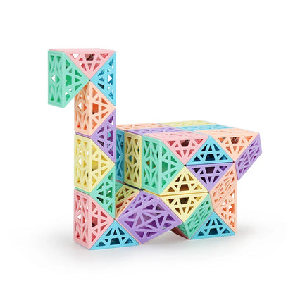 Snake Cube Set™ - Bouw, Draai &amp; Ontdek - Bouwblokkenset 