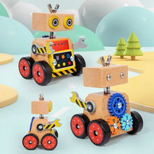 Woods™ - Bouw &amp; Speel - Houten Constructie Robot 