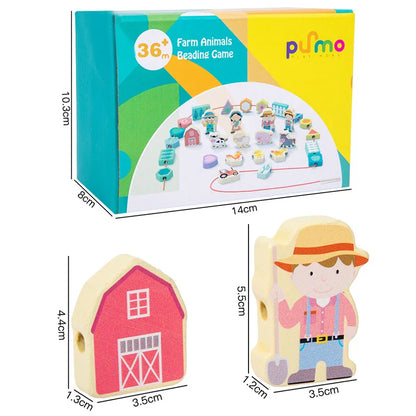 Lace &amp; Thread™ – Stapel &amp; Rijg Spel – Kralen Rijgen 