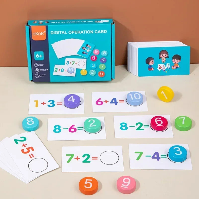 Math Tokens™ - Tellen &amp; Oplossen - Rekenkaarten Kinderen 