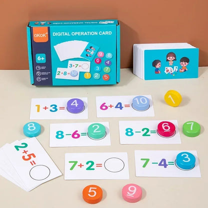 Math Tokens™ - Tellen &amp; Oplossen - Rekenkaarten Kinderen 