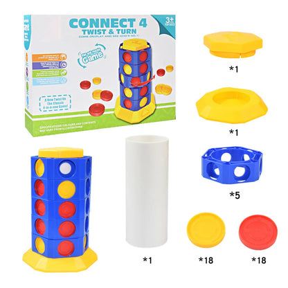 3D Connect 4™ - 3D Twist - vier-op-een-rij 