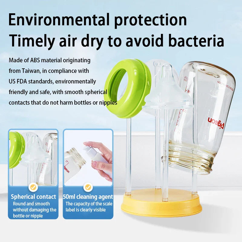 Bottle Cleaning Kit™ - Handig voor onderweg - Babyflessenborstel &amp; reiniger 