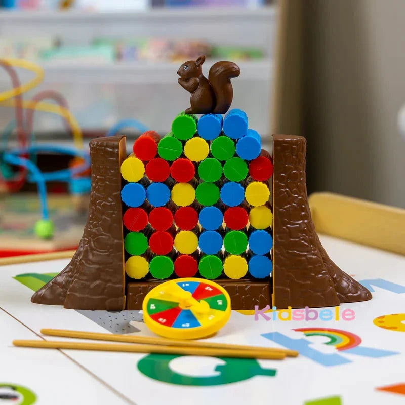 Eekhoorn Stacker™ - Laat de Eekhoorn niet vallen - Balans Bordspel 