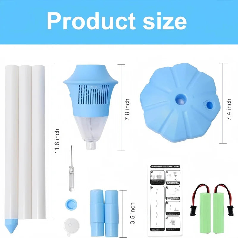 Bubble Breeze™ – Magisch &amp; Muzikaal – Bellen Lamp 