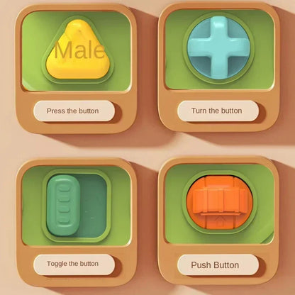 Peek &amp; Play™ - Klik, Draai, Verrassing! - Babypop-upspeelgoed 