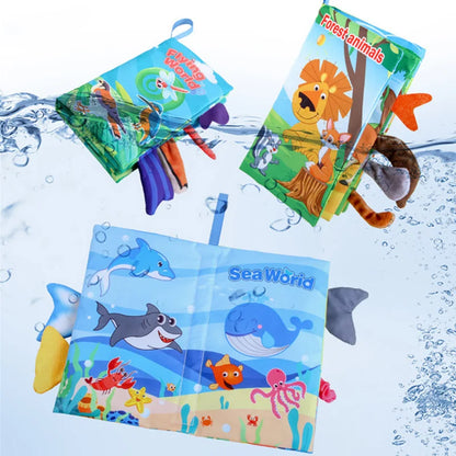 Soft Tail Book™ – Zachte Staartpret – Sensorisch Dieren Babyboekje 