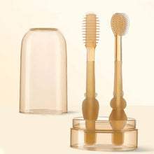 Baby Smile™ - Zacht Voor Tandvlees - Kinder Siliconen Tandenborstelset 