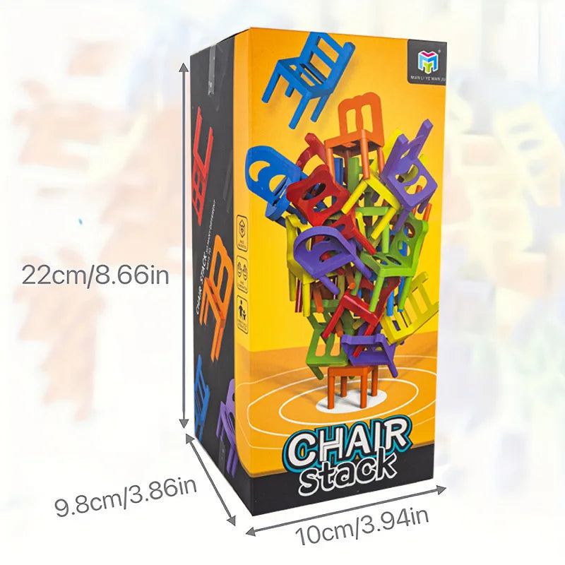 Chair Stack™ - Interactief &amp; Stimuleer creativiteit - Stapel Stoelen Spel 