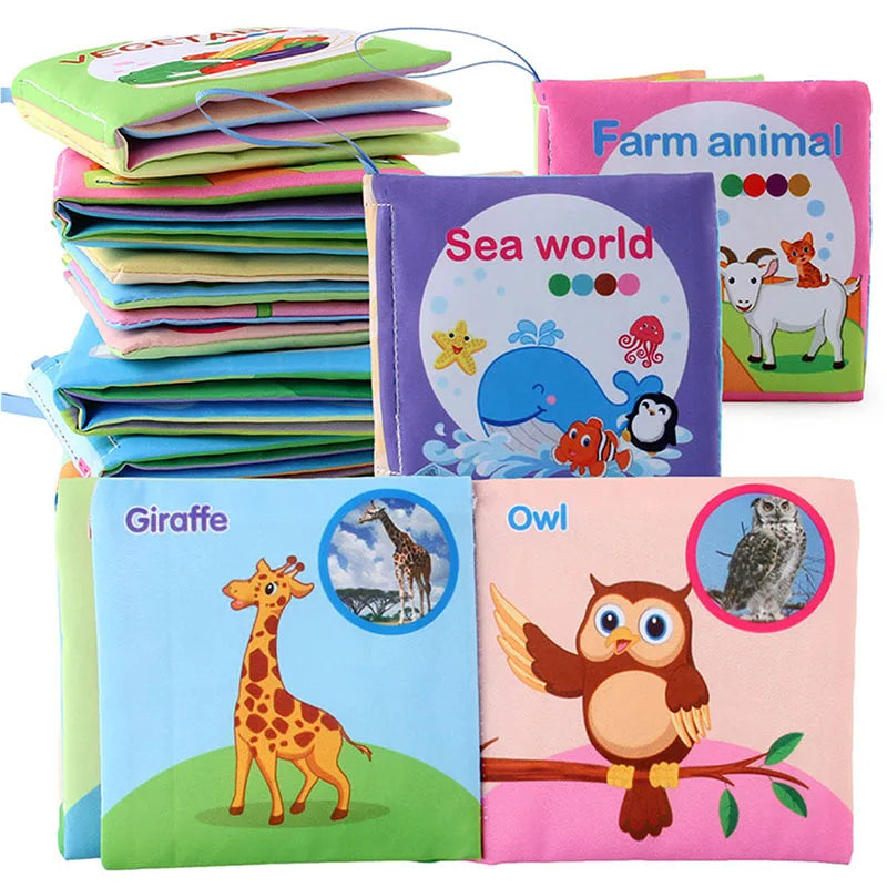 Soft Tail Book™ – Zachte Staartpret – Sensorisch Dieren Babyboekje 
