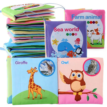 Soft Tail Book™ – Zachte Staartpret – Sensorisch Dieren Babyboekje 
