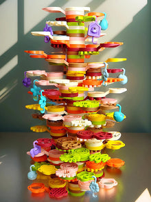 Stacking Balance Tree™ - Stapelavontuur voor Kleine Bouwers - STEM Speelgoed 