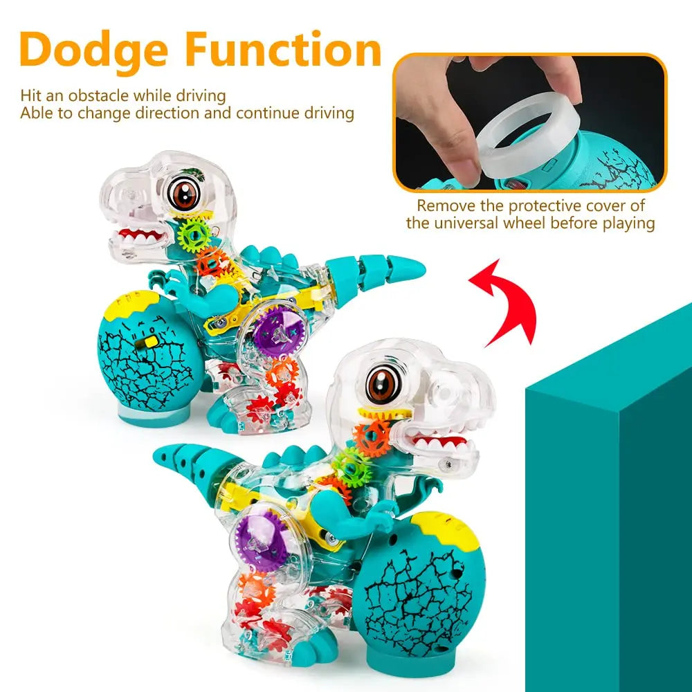 Lichtgevende Dino Toy™ - Lichtgevende Dino Avonturen - Speelgoeddino