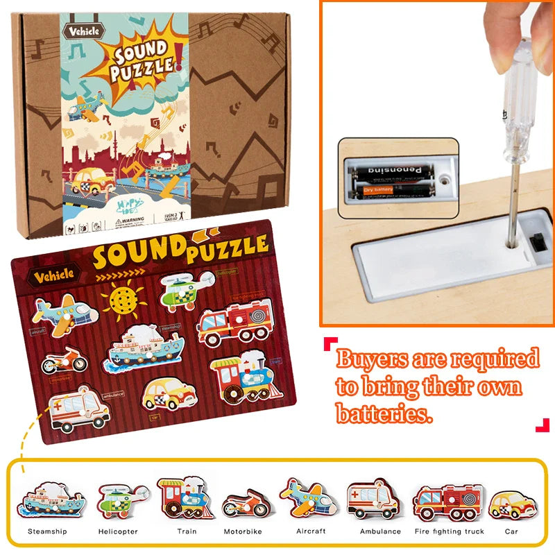 Sound Matching Game™ – Hoor &amp; Ontdek – Educatieve puzzel 