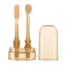 Baby Smile™ - Zacht Voor Tandvlees - Kinder Siliconen Tandenborstelset 