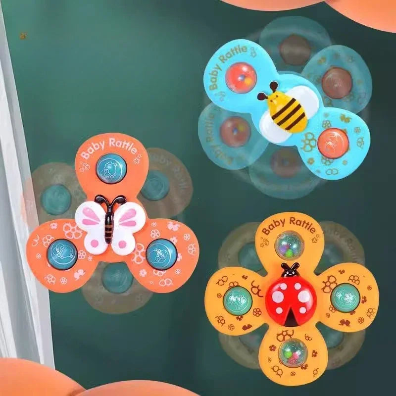 Bath Spinner Set™ - In bad of de auto - Zuigsnap Spinners 