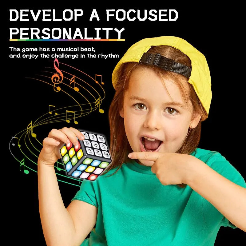 Magic Melody Cube™ - Flitsend, Magisch &amp; Leerzaam - Educatieve Speelkubus 