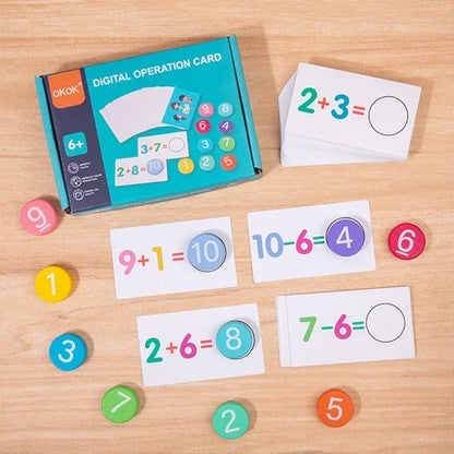 Math Tokens™ - Tellen &amp; Oplossen - Rekenkaarten Kinderen 