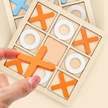 Woods™ - Speels Strategieplezier - Houten Boter, Kaas &amp; Eieren 