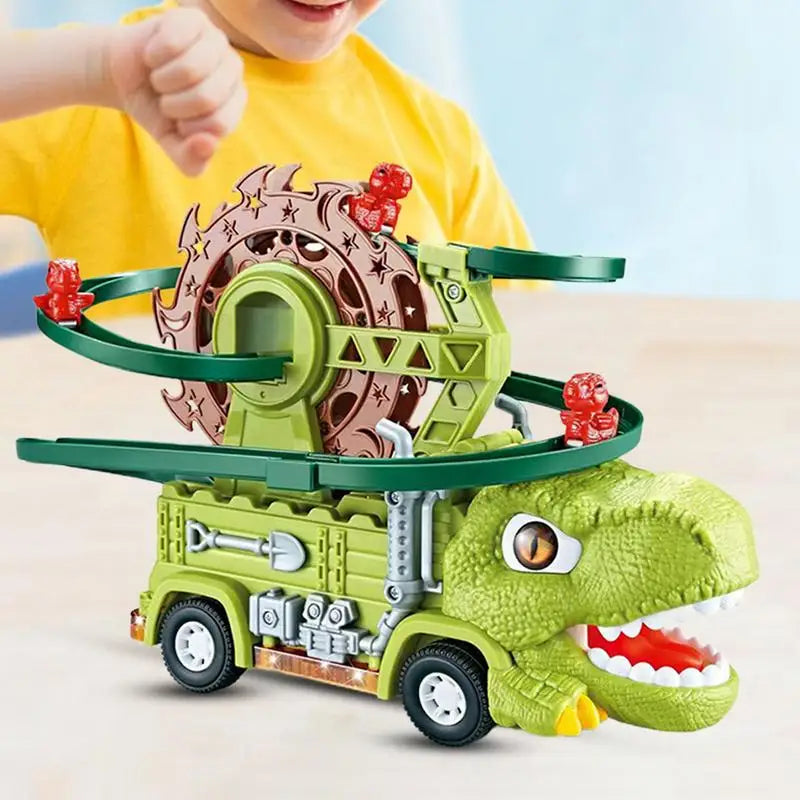 Dino Slide Truck™ - klimmen en racen met dino's! - Dinosaurus-vrachtwagen 