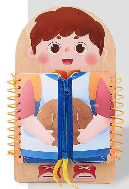 Little Helper™ - Knoop &amp; Rits - Activiteitenbord 