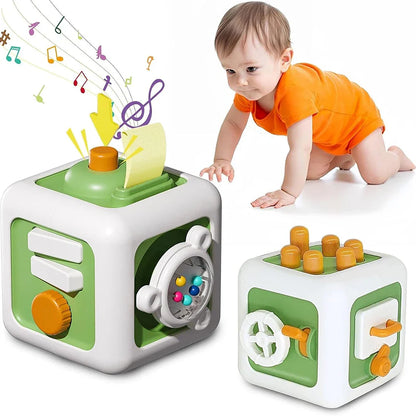 Cube Senses Toy™ - Leerzaam &amp; Leuk - Kubus Zintuigen Speelgoed 