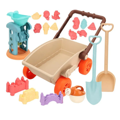 Beach Cart Set™ – Zomer Zandpret – Strandspelset 