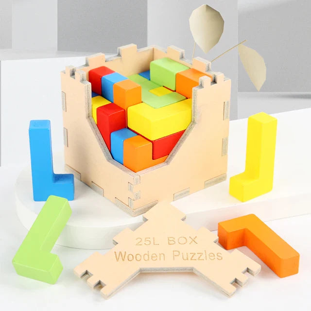 Woods™ - Trein je brein - 3D Tetris Puzzel 