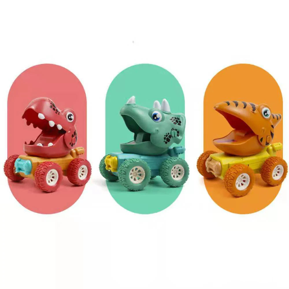 Dino Monstertruck™ - Duwen &amp; Gaan Dinosaurus Race - Dino Auto's 