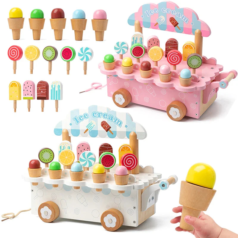 Wooden Gelato™ – IJskoude Fantasie – Rollenspel Ijswagen 