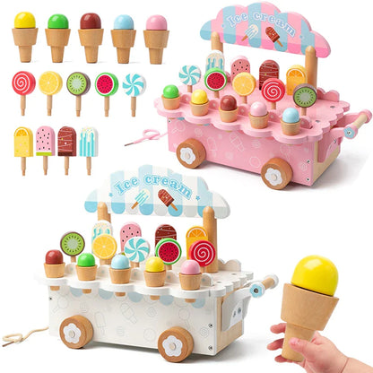 Wooden Gelato™ – IJskoude Fantasie – Rollenspel Ijswagen 