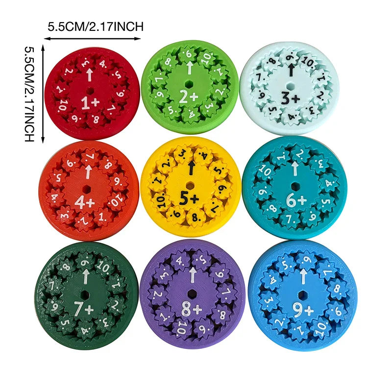 Whiz Spinner – Tellen &amp; Tollen – Rekenen Fidget 