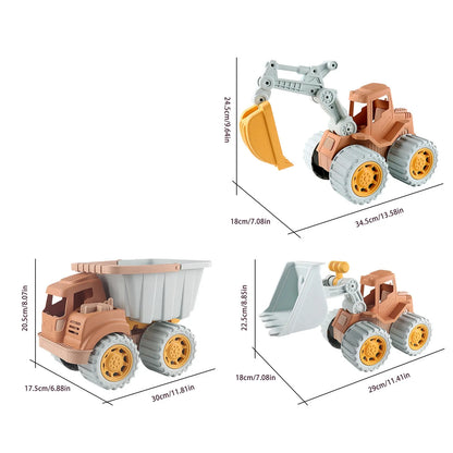 Sand Truck Set™ – Graafplezier Buiten – Zandbak Vrachtwagens 