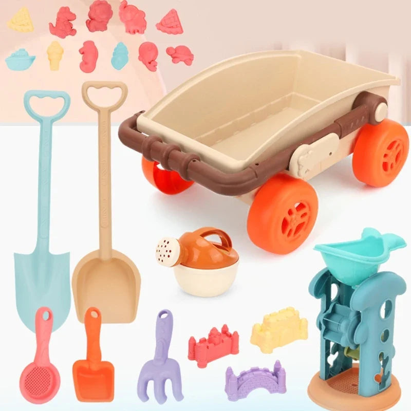 Beach Cart Set™ – Zomer Zandpret – Strandspelset 