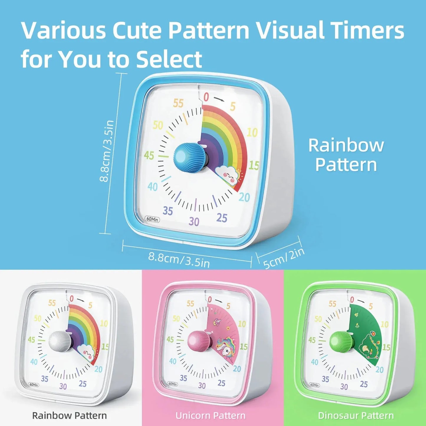 Visuele Timer – Kleurig &amp; Kalm – Kinder Timer 