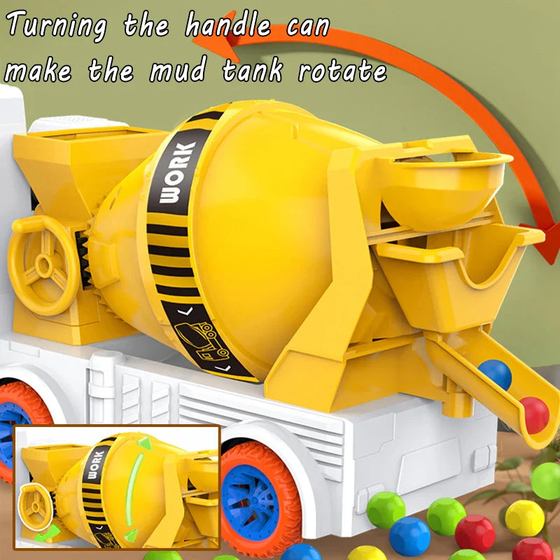 Power Mixer Truck™ – Draai &amp; Bouw Pret – Speelgoed Bouwvoertuig 