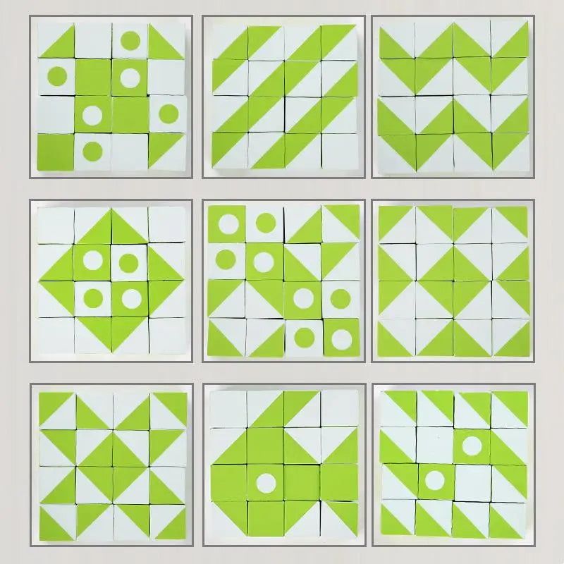 BrainBlocks™ – Slim &amp; Creatief – Houten Geometrisch Denkspel 