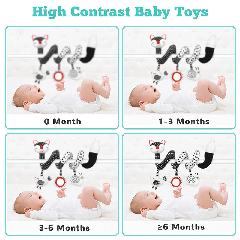 Baby Spiral Toy™ - Autostoel &amp; Kinderwagen Speelgoed 